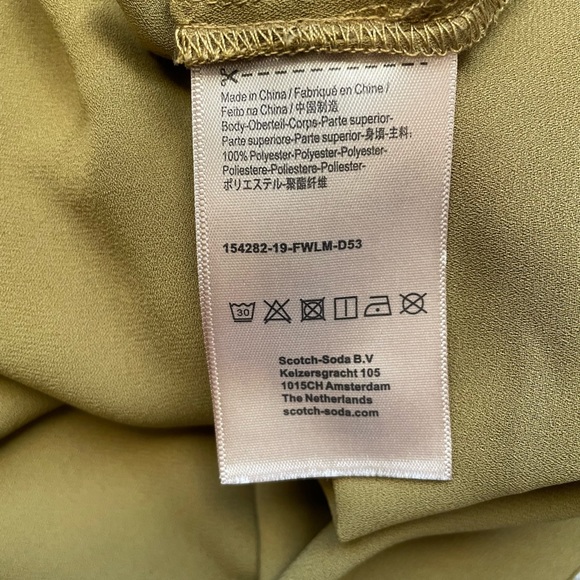 Maison Scotch & Soda tie front blouse - Size small - Picture 6 of 7